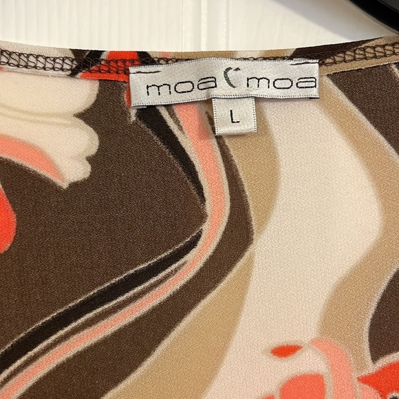 Moa Moa Floral Boho blouse - Picture 2 of 5